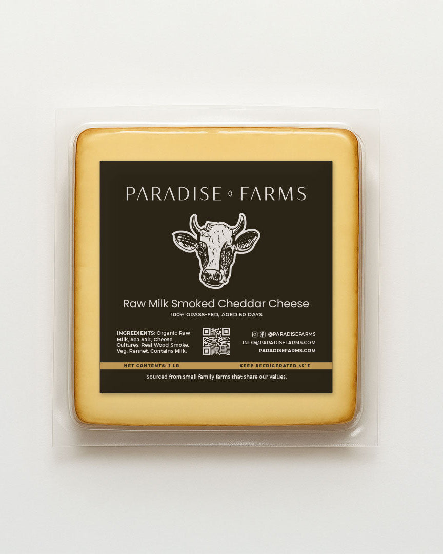 Raw Milk Smoked Cheddar Cheese – 8 oz