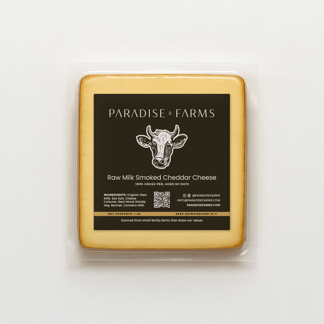 Raw Milk Smoked Cheddar Cheese – 1 lb