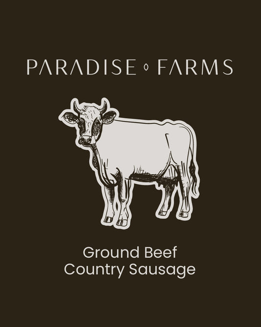 Ground Beef Country Sausage