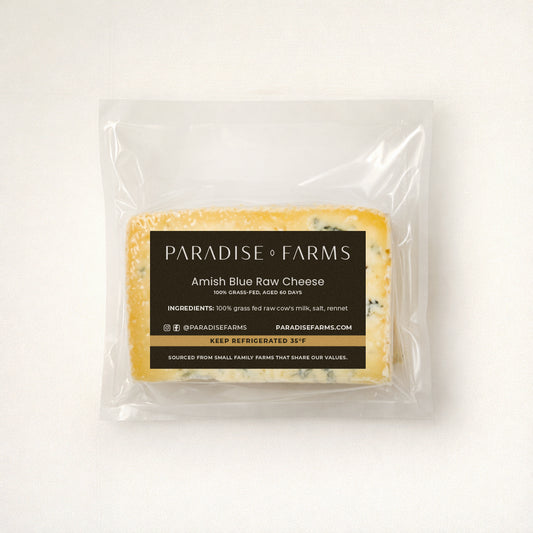 Cheese, Raw Amish Blue, 8 oz