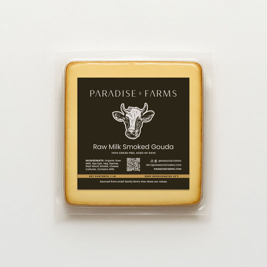 Cheese, Raw Milk Smoked Gouda  (8 oz)
