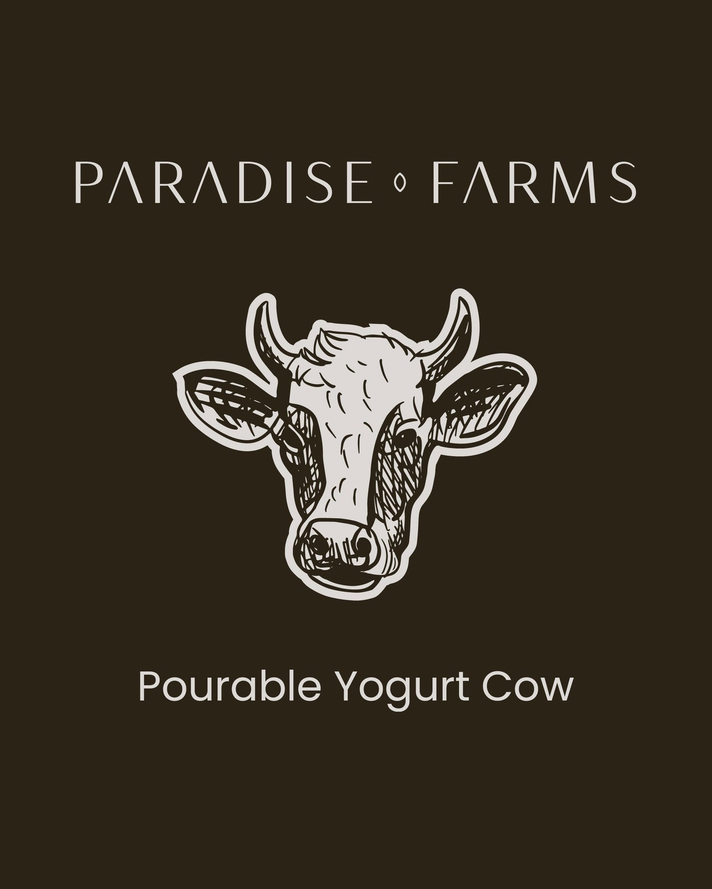 Cow Pourable Yogurt – Half Gallon