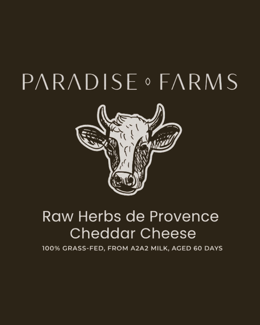 Raw Herbs De Provence Cheddar Cheese – 8 oz