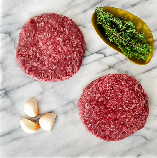 Grassfed Beef 8 oz. Patties 90/10 - White Oak Pastures