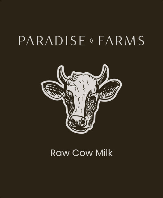 Raw Cow Milk (1/2 gal)